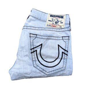 Vintage True Religion Jeans Size 33 STRAIGHT Blue